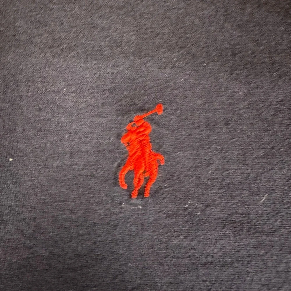 Polo Ralph Lauren 4XB Big & Tall Mens V-Neck T-Shirt Navy Blue Red Pony Logo